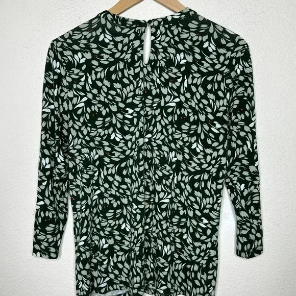 Hobbs London green petals tunic size Medium - Picture 4 of 6